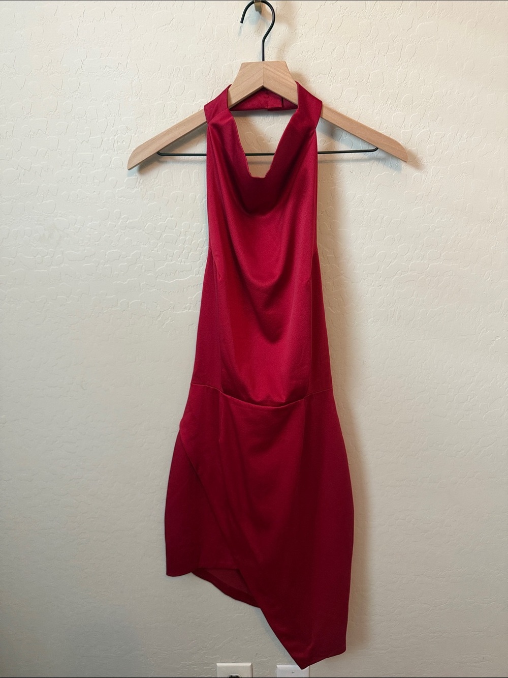 Elliatt x REVOLVE Camo Halter Mini Dress in Red - Picture 2 of 4